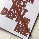 'My Skin Does Not Define Me' Notebook - Skin Positivity, Rosacea Awareness