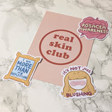 Rosacea Awareness Stickers - Bundle Pack