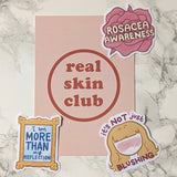 Rosacea Awareness Stickers - Bundle Pack