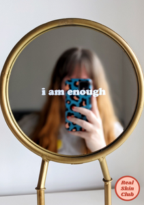 'I Am Enough' Mirror Sticker